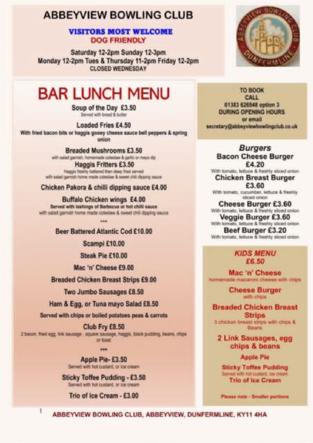 May 2025 Menu